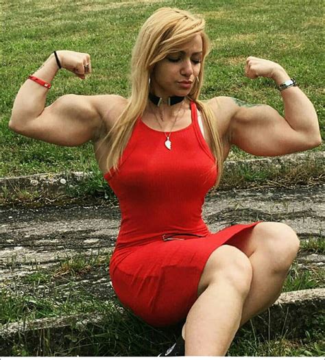 buff babe|Girls with big muscles are awesome .